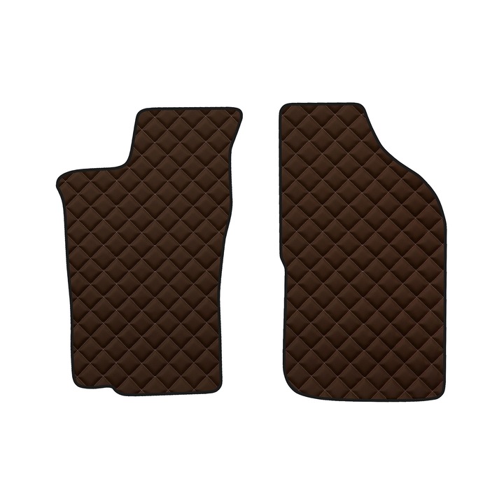 Auto Covorase podea - fata, F-CORE, pentru LANCIA DELTA II 06.93-09.99, Hatchback, Versiune 3 usi, Versiune 5 usi, Maro