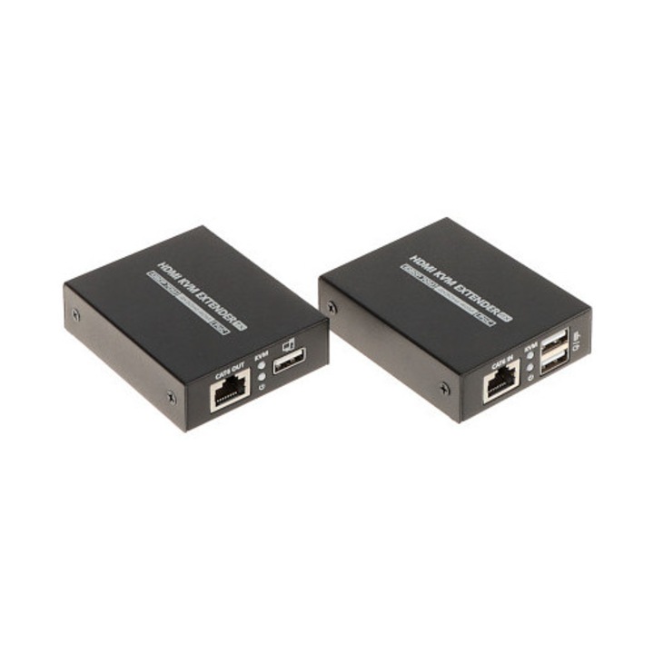 Extender HDMI si USB, 4K, 70m, suport KVM, multicolor