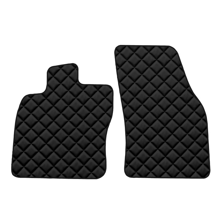 Auto Covorase podea - fata, F-CORE, pentru AUDI Q2 01.16-, Crossover SUV, Negru