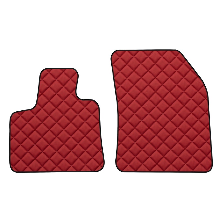 Auto Covorase podea - fata, F-CORE, pentru CITROEN C5 AIRCROSS 03.17-, Crossover SUV, Rosu