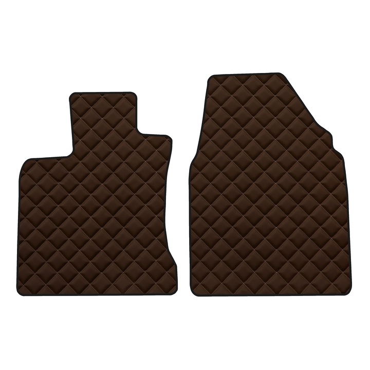 Автомобил Стелки за под – предни, F-CORE, за NISSAN QASHQAI I 01.07-12.13, Кросоувър / SUV, 7 Местна версия, 5 Местна версия, Кафяво