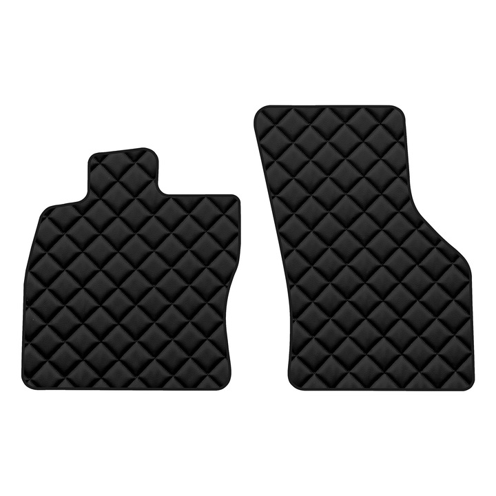 Auto Covorase podea - fata, F-CORE, pentru SKODA SUPERB III 01.16-, Sedan, Negru