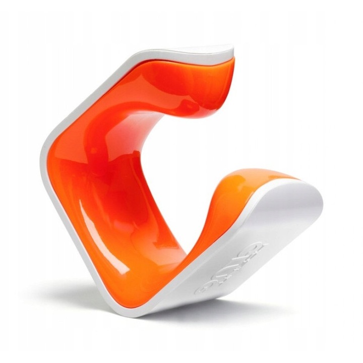 Стойка за съхранение на велосипед Hornit CLUG Hybrid M, бяло-оранжево