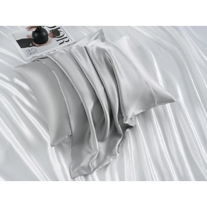 Fata de perna, Spod Igly i Nitki, 50x70cm, 100% matase, gri