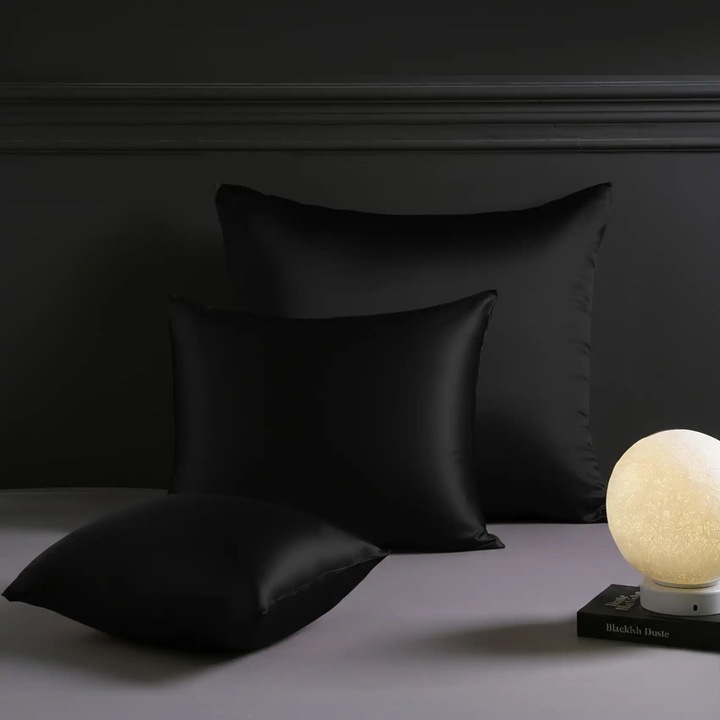 Fete de perna, Spod Igly i Nitki, 50x60cm, 100% jedwab morwowy, negru