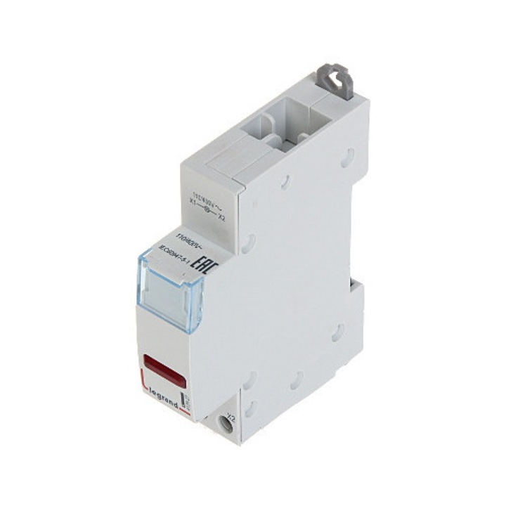 Legrand LED jelzőlámpa, piros, DIN sínre szerelhető, 110/400 V AC