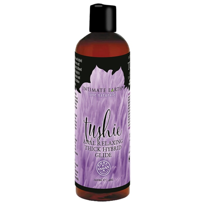 Lubrifiant anal Tushie Hybrid, 120ml, hipoalergenic, vegan, fara parabeni