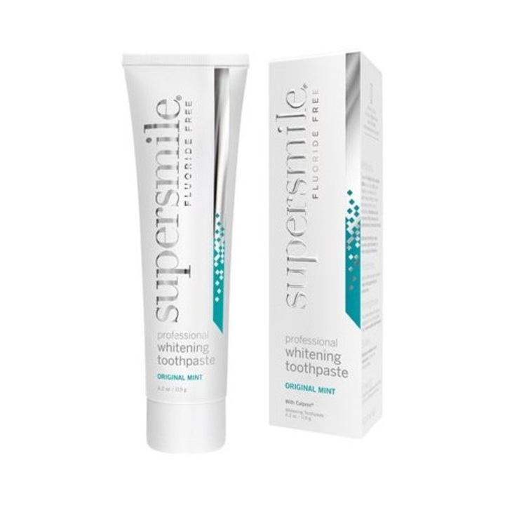 Supersmile Fluoride Free fogkrém, 119 g, menta