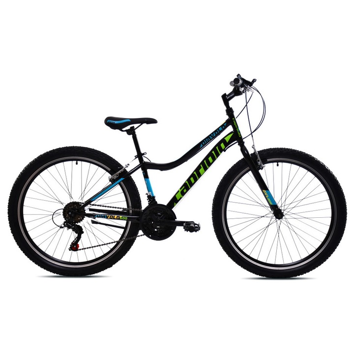 Capriolo Diavolo 600 26" férfi MTB kerékpár 17" Fekete-Zöld