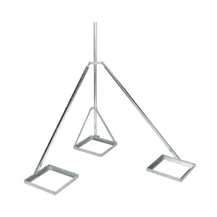 Мачта DELTA 1.5м, комплект, материал: поцинкована стомана, поцинковани опори.