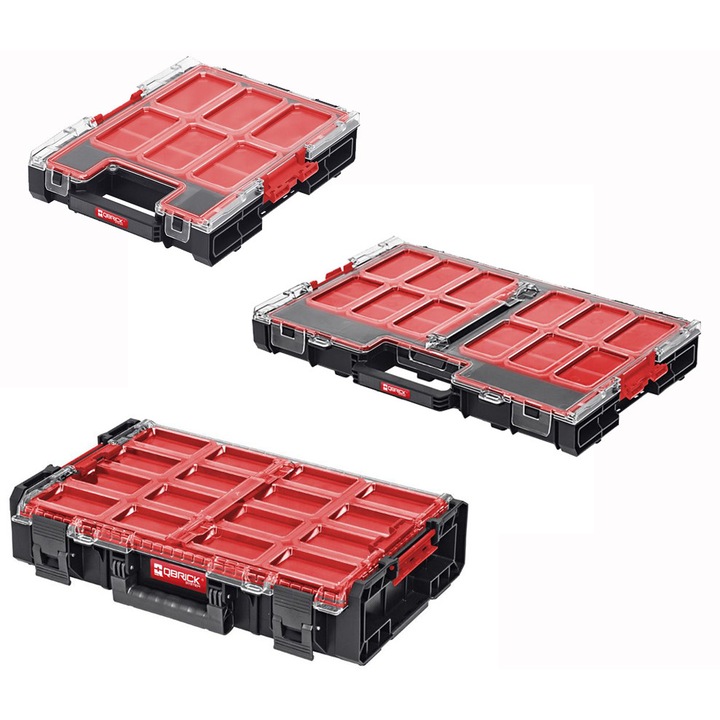 Qbrick System One szervezőkészlet, piros
