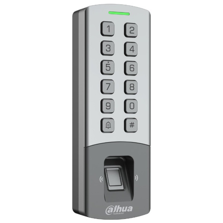 Контрол на достъп DAHUA, модел ASI1212M-P, 3000 отпечатъка, 10000 RFID карти, метал