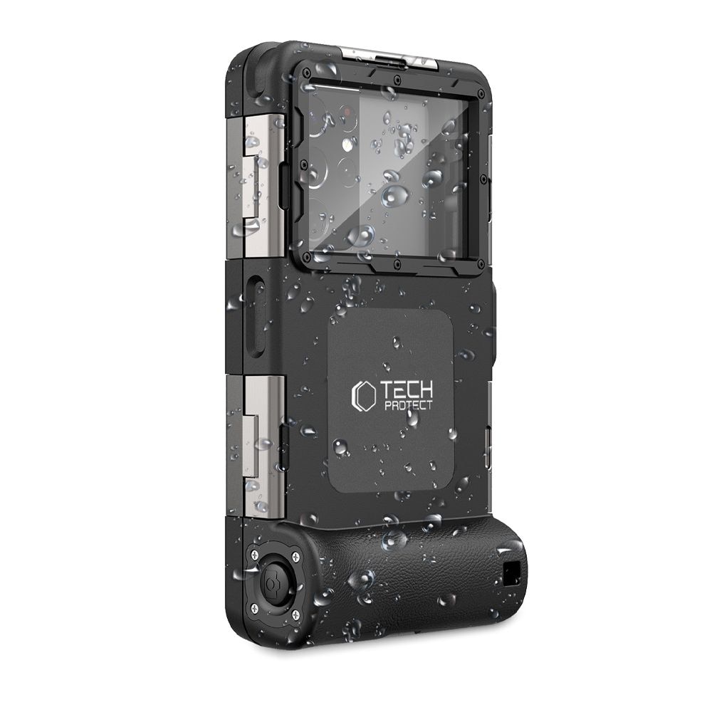 Husa waterproof universala TECH-PROTECT Diving Case pentru dispozitive 6.7 inch, IPX8, Negru