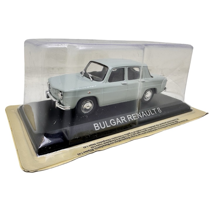 Macheta Bulgar Renault 8 világosszürke 1:43