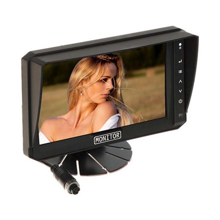 Monitor auto ATE-TFT07-T1 7", 1024x600px, 500cd/m2, 500:1