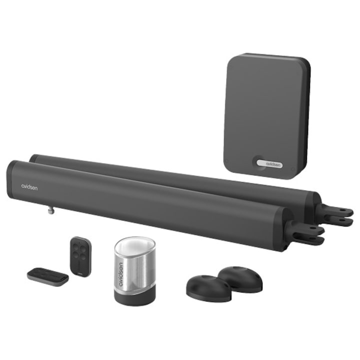 Set automatizare poarta batanta Orno, 150 kg, 1.75 m, Wi-Fi 2.4 GHz