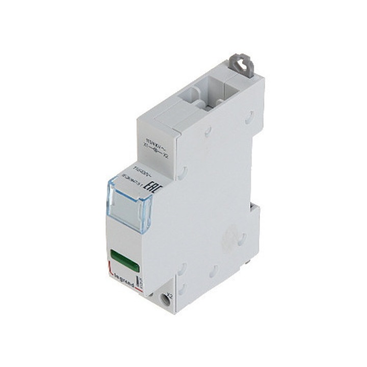 Legrand LED jelzőlámpa, zöld, DIN sínre szerelhető, 110/400V AC