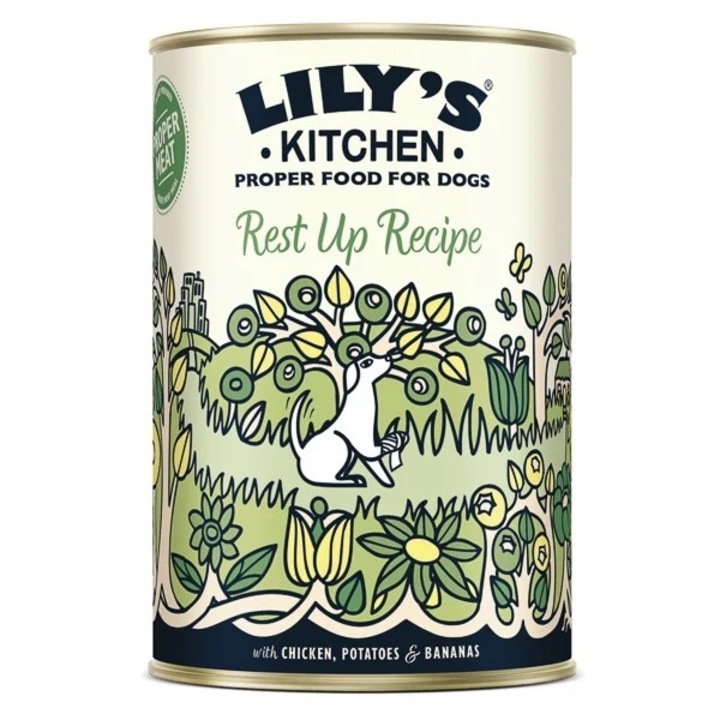 Lily's Kitchen For Dogs - Hrana umeda completa cu pui pentru convalescenta si recuperare, 400g (Greutate Produs: 400g, Cantitate: 1 Conserva)