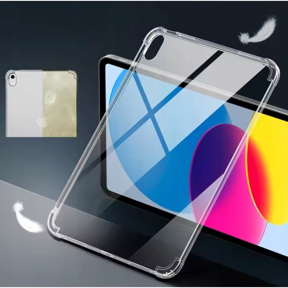 Husa tabletă compatibilă cu iPad Air 8 (2026, M4, 11 inch) - husă de protecție din silicon transparentă, rezistentă la șocuri