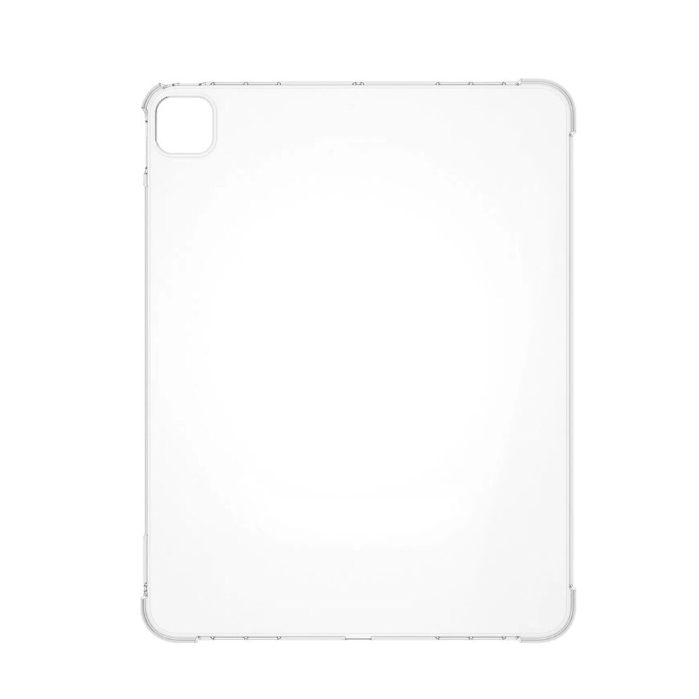 Husă tabletă compatibilă cu iPad Pro 13 2024-2025 (generația 7-8, 13 inch) - husă transparentă, rezistentă la șocuri, din silicon pentru spatele tabletei