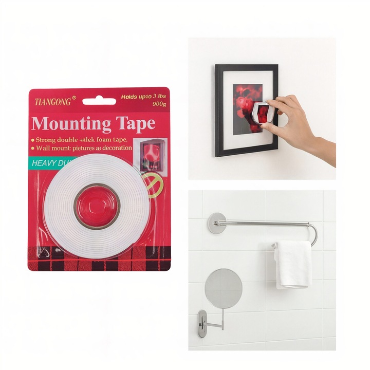 Banda Adeziva Dubla, 2mX2cm, Mentine Greutatea 900gr