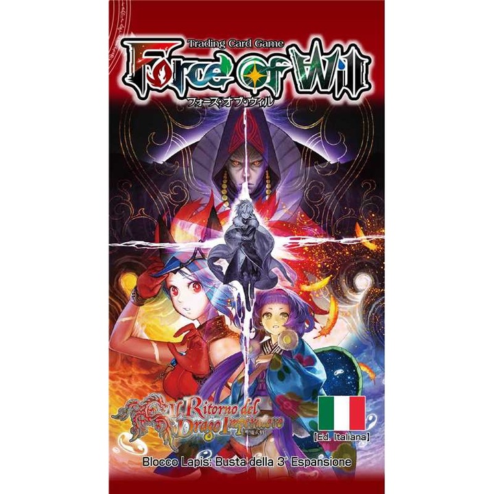 Force Of Will Return Of The Dragon Emperror RDE Booster Csomag (10db Spanyol Force Of Will Kártya)