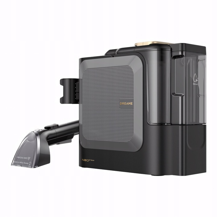 Aspirator cu spalare Dreame N20 Steam, 17000Pa, Cablu 1.5m, Recipient praf 0.6 l, Rezervor apa curata/murdara 1.2/0.75 l, Abur 100 grade C Negru