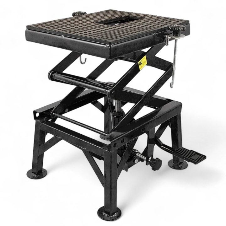 Elevator Hidraulic Motocicleta 135 kg 35x87 cm cu Platforma Gumata