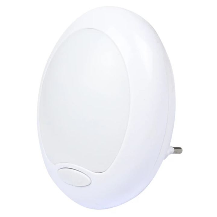 Lampa de Veghe LED Benson, Ovala, Multicolor, Luminositate Reglabila, 7.2cm