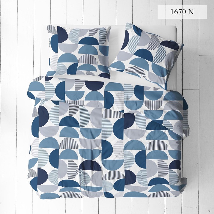 Ágyneműhuzat garnitúra, Darymex, 140x200cm + 1x 70x80cm, 100% pamut, korallrózsaszín