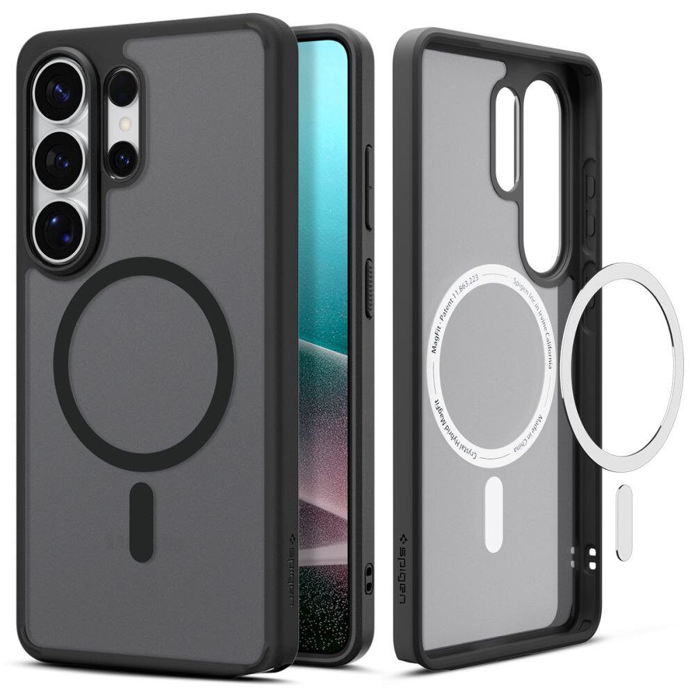 Husă Spigen Ultra Hybrid MagSafe pentru Samsung Galaxy S26 Ultra, negru fumuriu, slim, rezistentă la șocuri
