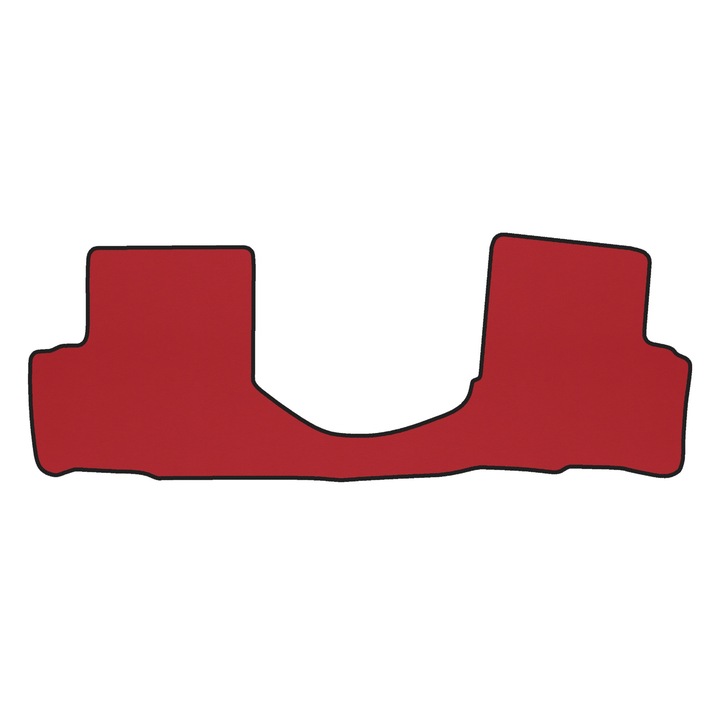 Auto Covorase podea - spate completa, F-CORE, pentru HONDA HRV 03.99-12.06, Crossover SUV, Versiune 5 usi, Rosu