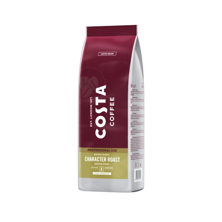Costa Coffee Character Roast Bright Blend 1 kg-es szemek kávé