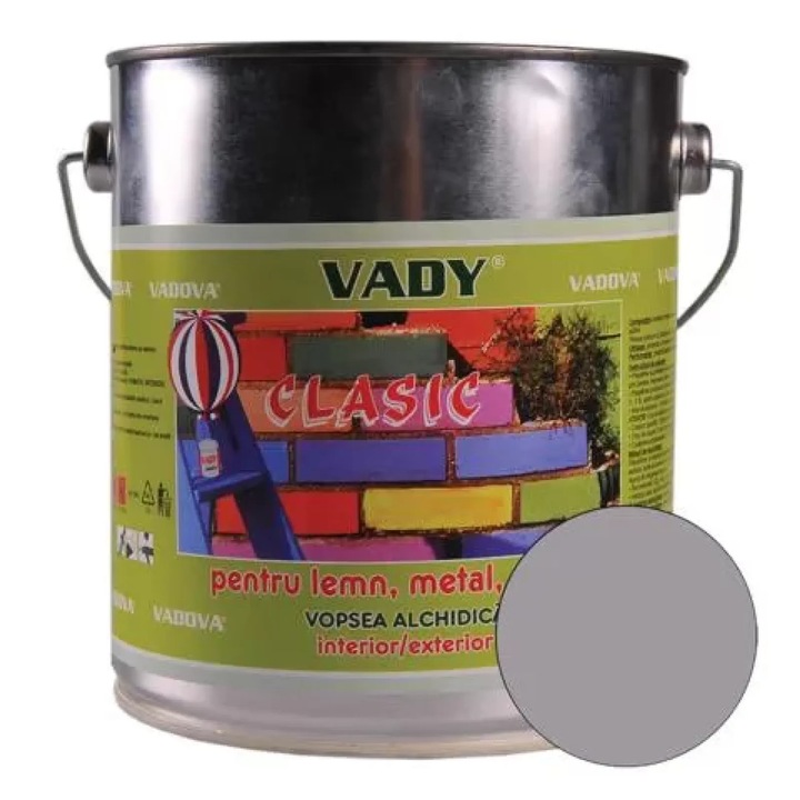 VADY alkid festék, szürke, 3kg