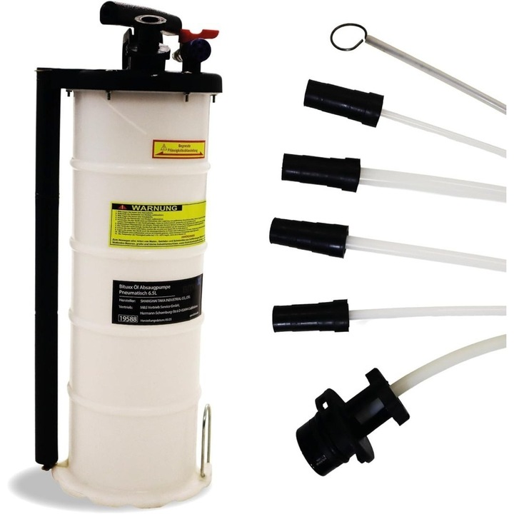 Pompa de Odracire Ulei 6,5L, Bituxx, pentru Masini, Motociclete, Kosiarki, Barci, Dimensiuni Compactie