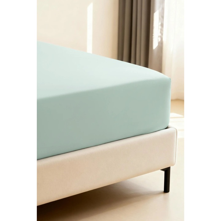 Cearceaf de pat, Spod Igly i Nitki, 120x200cm, bambus, cu elastic