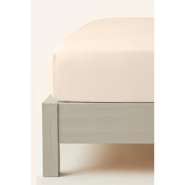 Cearceaf flanel cu guma Spod Igly i Nitki 220x200x30cm, bej deschis