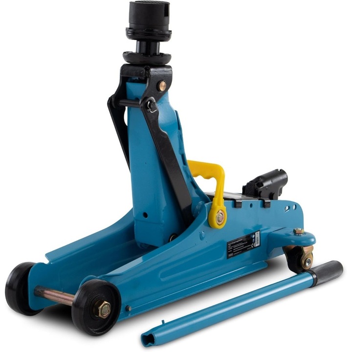 Elevator hydraulic Bituxx 2,5T 85-380mm, cu 4 roti, sistem de ridicare eficient