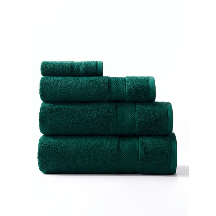 Prosop premium Leo, 100% pamut, 100x150 cm, butelkowy, 650 GSM