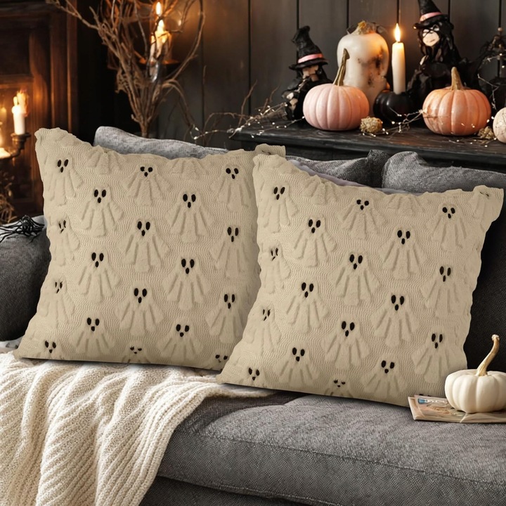 Fete de perna, 40x40cm, set 2 buc, multicolor