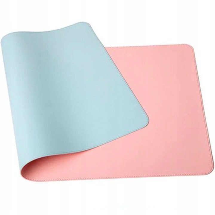 Mata gaming pentru birou, DexXer, 90x40cm, doua culori, negru-gri