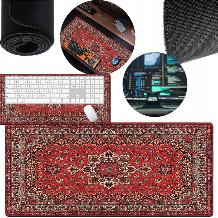 Mousepad, Rosu, Textil