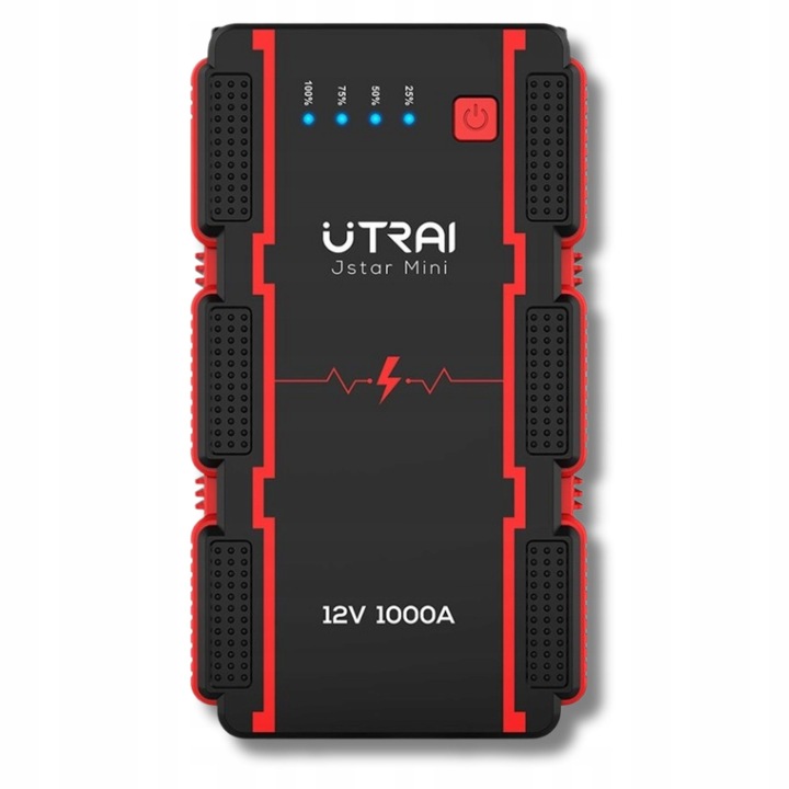 Dispozitiv de pornire 12V Utrai, 1000A, 8000mAh, PowerBank, LED, compact