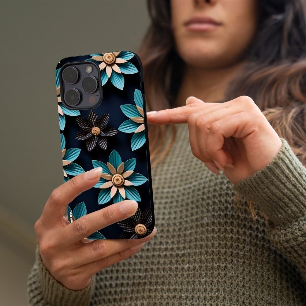 Husa telefon Sonique 3D Flower Series, galben, silicon, pentru Samsung Galaxy Z Fold 7