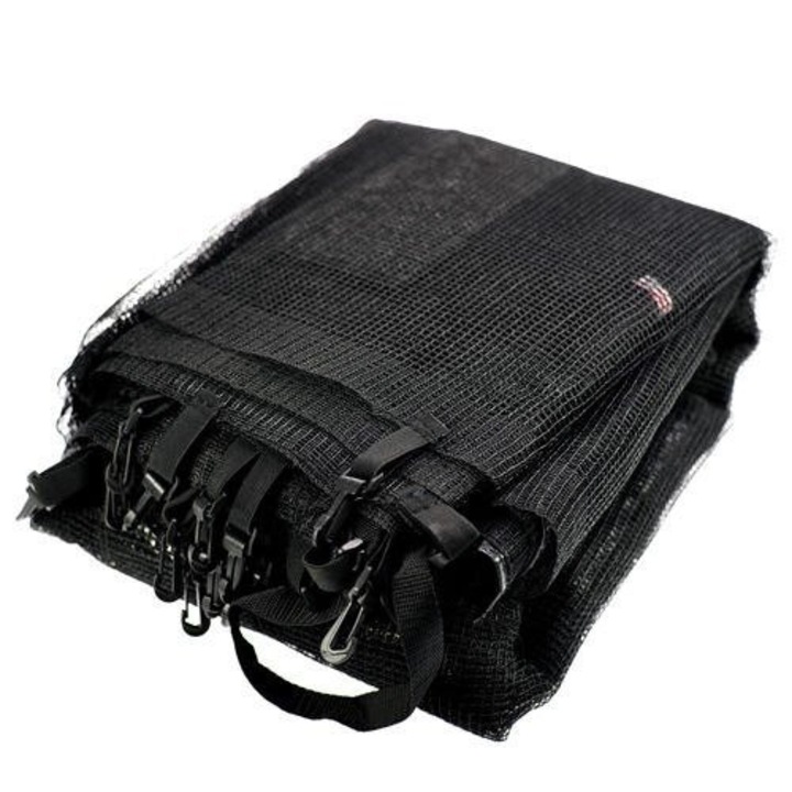 Külső védőháló trambulinhoz 10FT, 180cm, 6 oszlop, fekete