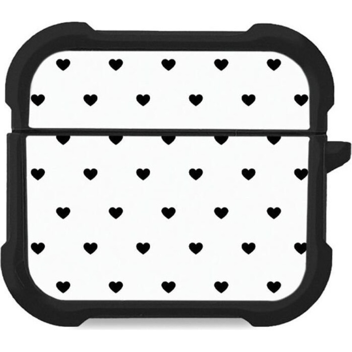 Husa casti, Sonique, Alb, Silicon, Compatibil cu Airpods 3