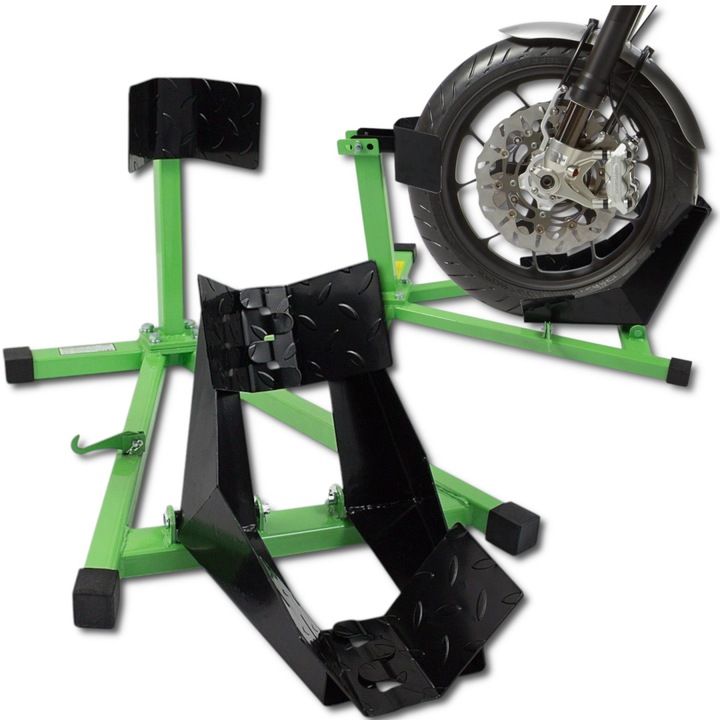 Stojak Motocyklowy, 17-21 Cali, Stal, Guma, Accesorii Moto