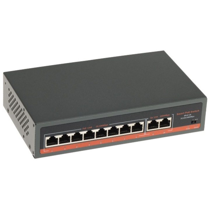 Switch PoE 8 porturi APTI 10/100 Mb/s, 120W