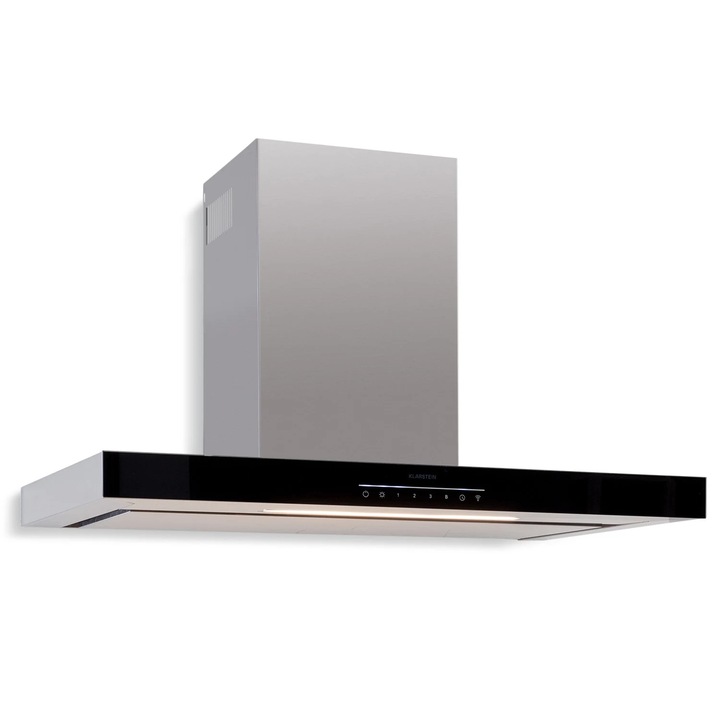 Аспиратор Klarstein Alinea 90 см, стенен монтаж, WiFi, 500 м³/ч, тъчскрийн