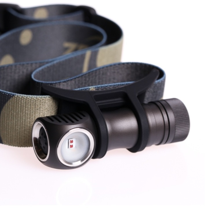 Челник ZebraLIght H504d Red, широко осветяване червена светлина, AA